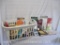 Laundry Basket Full of Party Supplies, Napkins, Tablecloths, Plates, Plasticware and More