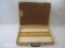 Wooden Carry Box with Latches and Handle