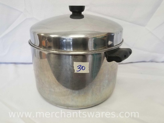 Faberware Stainless Steel 8 Quart Sauce Pot with Lid