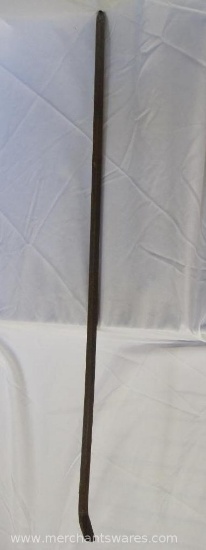 Long Open Angle Pry Bar, approx 58 inches long