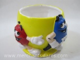 Mars M&M's Yellow Ceramic Candy Dish/Planter