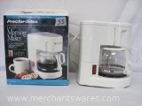 Proctor-Silex Morning Maker 1-4 Cup Automatic Drip Coffeemaker C40107