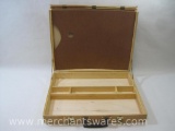 Wooden Carry Box with Latches and Handle