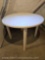 White Plastic Indoor/Outdoor Table, Approx 38