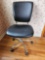 Office/Desk Chair, Black and Chrome