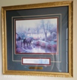 Thomas Kincaid Framed and Matted 