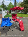 Folding Lawn Chairs with Carry Cases