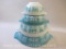 Pyrex Butterprint 4-Piece Cinderella Mixing Bowl Set, 441, 442, 443, 444, 7 lbs 14 oz