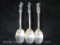 Two Huckleberry Hound Spoons and One Yogi Bear Spoon, 3oz