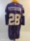 Adrian Peterson No. 28 Minnesota Vikings NFL Jersey, Reebok 2XL Length +2, 1 lb