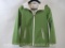 Michael Kors Green Hooded Rain Jacket, Zip Front and Pockets, Size Medium, 2 lbs