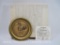 River Shore Ltd. Bronze Collector Plate Fre3deric Remington's The Bronco Buster, Plate No. 9781, 1