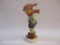 Vintage Hummel March Winds Figurine 43, Goebel Germany, see pictures for slight chip on hair, AS IS,