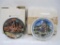 Two Collector's Plates, Fleetwood's First Annual Christmas The Magi #553, Jewels of the Golden Ring