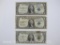 Three Blue Seal US Silver Certificates including 1935 D S39918352E, 1935 D Q80356561F and 1957