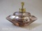 Vintage Cut Glass Perfume Bottle, 10 oz