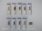 Nine WW II Era Ribbons in Sealed Packages with Italian Made 5th Army Naples Ribbon Bar Pins, 3 oz