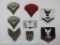 US Military Patches, Marines, Navy etc. with Graduation, Holland and Angel Pins, 2 oz