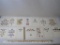 U.S. Canal Zone Postage Stamps includes Dates Ranging 1904-1927, Hinged with stamp blocks