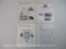 Three USPS American Commemoratives Stamp Panels, 1973 Copernicus, Boston Tea Party, 1975 Pioneer, 5