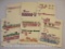 US Postage Stamps in Blocks Organized by Scott Number - One, 3, 5 and 10 Cent Stamps, Wyoming, Iowa,