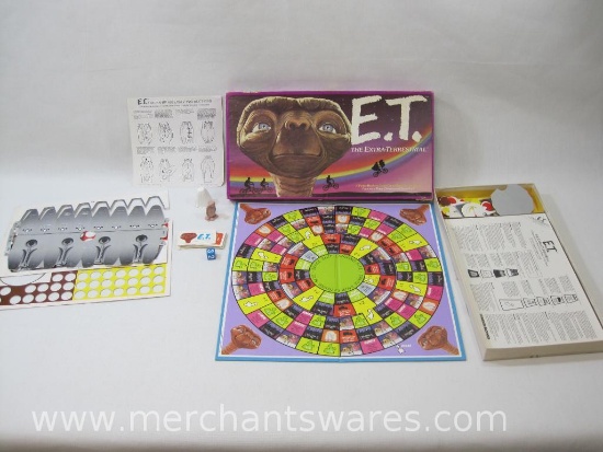 E. T. The Extra-Terrestrial Parker Brothers Board Game No. 157, Based on the Movie, 1982 Universal