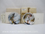 Two Plates from Viletta Zolan's Collection, Touching the Sky 3223J, Sabina in the Grass 9404A, 2 lb