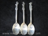 Two Huckleberry Hound Spoons and One Yogi Bear Spoon, 3oz