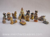 Native American Nativity Set, see pictures for included pieces, 13 oz