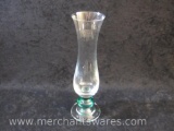 Pasabahce Glass Vase, made in Turkey, 13oz
