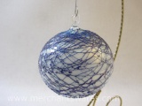Stuart Abelman 1992 Blown Glass Ornament, 3oz