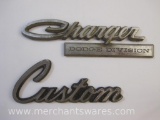 Vintage Dodge Charger and Custom Emblems, 3 oz