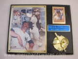 Thurman Munson New York Yankees Baseball Card and Picture Plaque, 3 lbs 2 oz