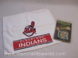 Cleveland Indians Golf Towel and Nitelite Golf Ball, 6 oz