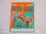 Sealed Gumbitty Gumby and Pokey Figures, Toyi, 2 oz