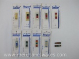 Nine WW II Era Ribbons in Sealed Packages with Italian Made 5th Army Naples Ribbon Bar Pins, 3 oz