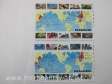 Two US 29cent Stamp Sheets of 10 includes 1941: A World at War Scott #2559, 1942: Into the Battle