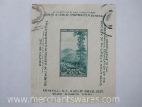 Great Smokey Mountains 1937 Souvenir Sheet, Scott #797