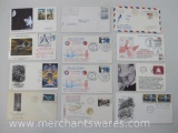 Space Themed First Day Covers includes 1969 Man's First Landing on the Moon, 1978 Space Achievements