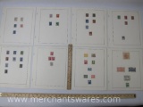 U.S. Hawaiian Postage Stamps, 1 cent , Elma Keneta 5 and 12 cent, 1884 Keneta 2 and 5 cents and