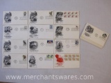 Twenty-Three First Day Covers including French Alliance Bicentennial, Emergency Change of Rate