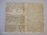 Letter of Indenture from 1828, 2 oz