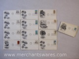 Twenty-Seven First Day Covers including Pennsylvania Toleware Folk Art, Endangered Flora, American