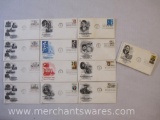 Twenty-Two First Day Covers including American Architecture, Christmas 1980, Robert F. Kennedy,