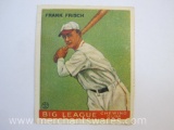 1933 Goudey Gum Co Big League Chewing Gum Frank Frisch Baseball Card No. 49, 1 oz