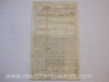 Antique Deeds of Trust from 1864, see pictures, 2 oz