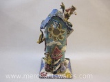 Fanciful Ceramic Lighthouse from Clayworks by Heather Goldminc, approx 12 inches tall, 2lbs 11oz