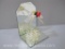 Spun Glass Love Birds on Mirror Base, 4 oz