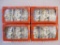 Four Sets of Three Ceramic Bear Christmas Ornaments, 3 lbs 3 oz