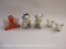 Three Vintage Pairs of Pig Salt and Peppers Shakers, 10 oz